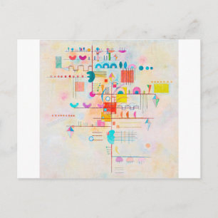 優しいアクセント、ワシリーKandinsky ポストカード
