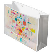 優しいアクセント、ワシリーKandinsky ラージペーパーバッグ (正面アングル)