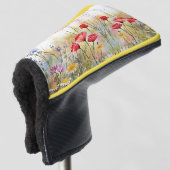 優しいエレガント野草名前をカスタムする ゴルフヘッドカバー (3/4 正面)