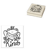 優しいカエルである ラバースタンプ (押印)