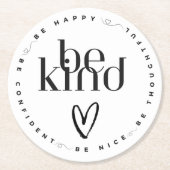 優しいコースターである ラウンドペーパーコースター (正面)