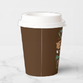 優しいコーヒーバーワードアート 紙コップ (右)