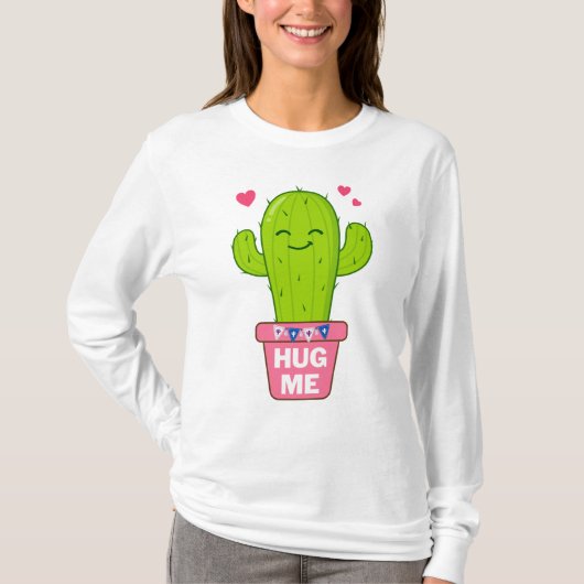 優しいサボテンだから抱きしめて Tシャツ (正面)