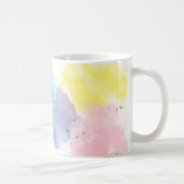 優しいタッチの明るい色 コーヒーマグカップ