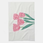 優しいチューリップ キッチンタオル (縦)