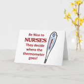 優しいナース カード (黄色い花)