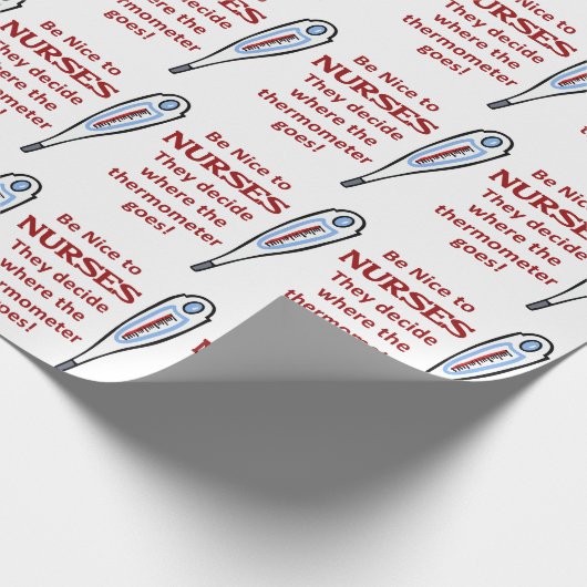 優しいナース ラッピングペーパー (角)