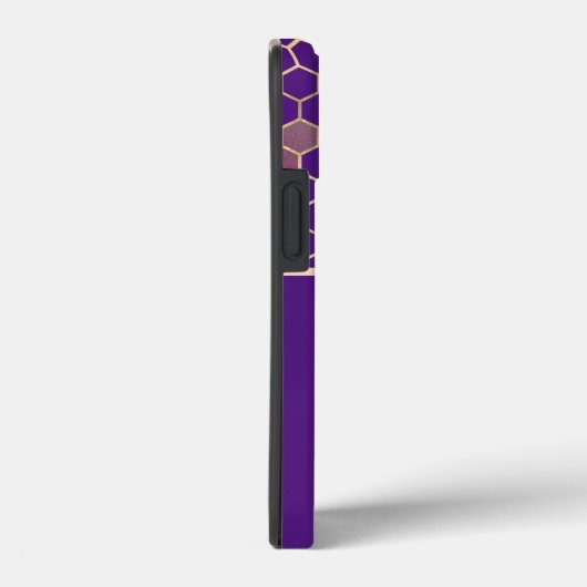 優しいハチと紫の上のハチ Case-Mate iPhoneケース (裏面 / 右)