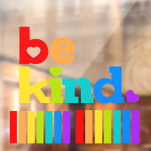 優しいハートのスローガン前向きだ ウィンドウサイン (シート2)