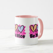 優しいハートの水彩画 マグカップ (正面右)