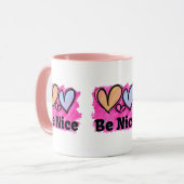 優しいハートの水彩画 マグカップ (正面左)