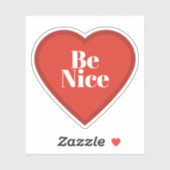 優しいハートステッカー - 共感できる気分ステッカー シール (シート)