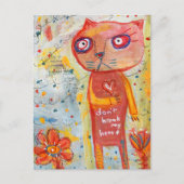 優しいハート ポストカード (正面)