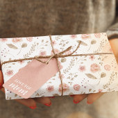 優しいバラのラッピングペーパー フラットシートセット3枚 ラッピングペーパーシート