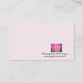 優しいバラ – 名刺 (裏面)