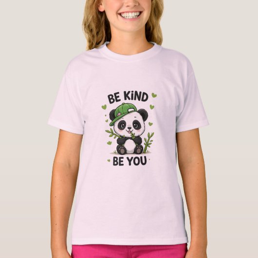 優しいパンダで自分らしく Tシャツ (正面)