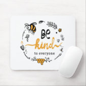 優しいビーと明るいロゴ マウスパッド (マウス)