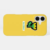 優しいピクセル iPhone 16ケース (裏面横)