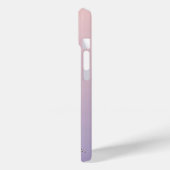 優しいピンクの水彩画で描かれたさえずるカナリアの鳥アート Case-Mate iPhoneケース (裏面 / 左)