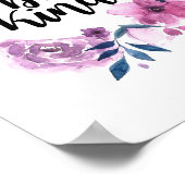 優しいフローラリースポスター ポスター (角)