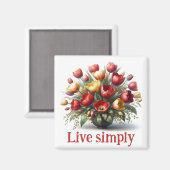 優しいフローラ磁石 マグネット (正面/裏面)