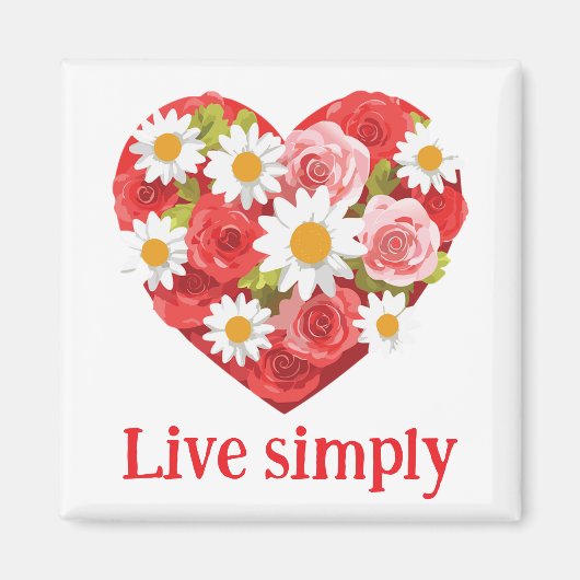 優しいフローラ磁石 マグネット (正面)