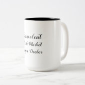 優しいブラック・マーケット・オルガン・ディーラー ツートーンマグカップ (正面右)