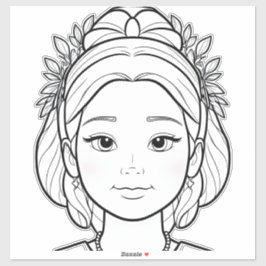 優しいプリンセス – 恵みの物語 シール