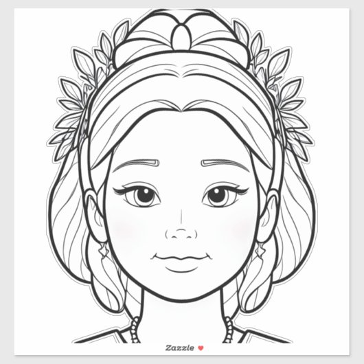 優しいプリンセス – 恵みの物語 シール (シート)