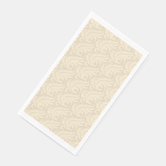 優しいベージュの花柄 (コーナー)