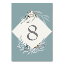 優しいボタニカル テーブル カード