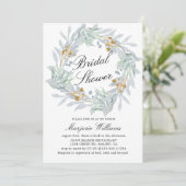優しいボタニカル ブライダルシャワー 招待状 (スタンド正面)