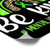 優しいメンタルヘルス認識度ヒョウ虹メイ ポスター (角)