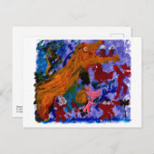 優しいモンスターハガキ ポストカード (正面/裏面)