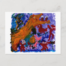 優しいモンスターハガキ ポストカード