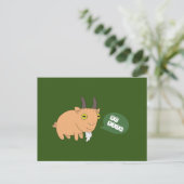 優しいヤギ ポストカード (スタンド正面)