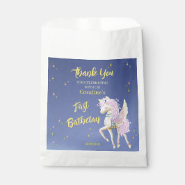 優しいユニコーンでバッグ「ありがとう」をお願い フェイバーバッグ