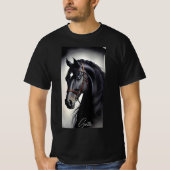 優しいユニセックス馬Tシャツ Tシャツ (正面)