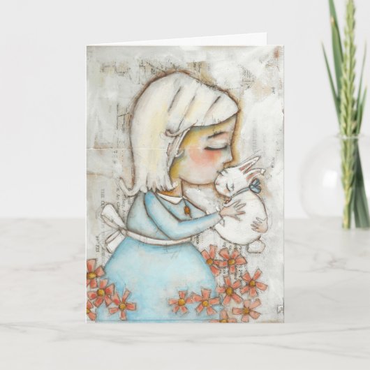 優しいリマインダー - グリーティングカード (正面)