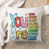 優しいレトロ先生| 新学期先生 クッション (ブランケット)