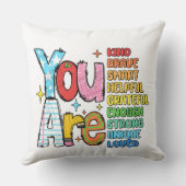 優しいレトロ先生| 新学期先生 クッション (裏面)