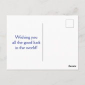 優しい世界で ポストカード (裏面)