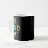 優しい世界 地球の日 世界のやさしさの日 コーヒーマグカップ (正面左)