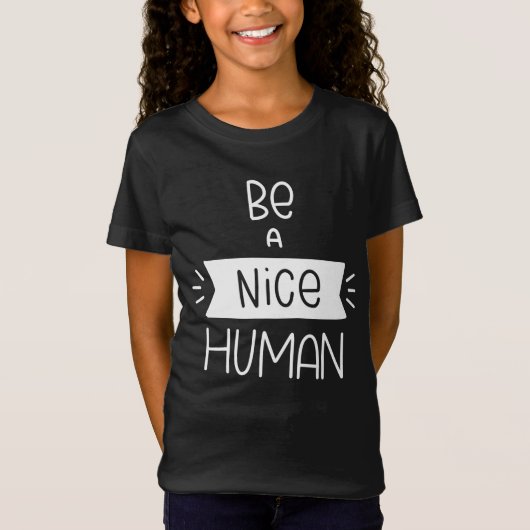 優しい人間である Tシャツ (正面)