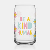 優しい人間のデイジー ガラス缶 (左)