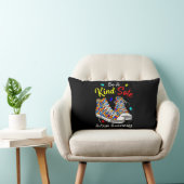 優しい唯一の自閉症意識レインボートレンディーPuz ランバークッション (椅子)