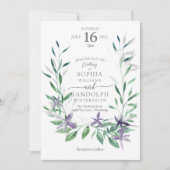 優しい妖精の庭 招待状 (正面)