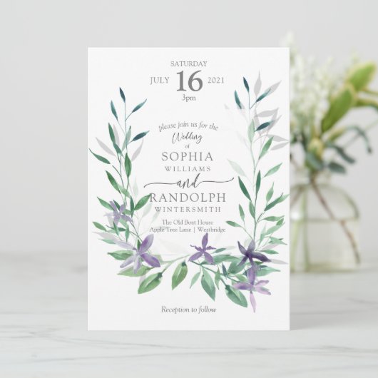 優しい妖精の庭 招待状 (スタンド正面)