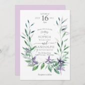 優しい妖精の庭 招待状 (正面/裏面)