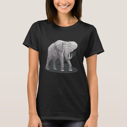 優しい威厳のある先史時代の生き物の大耳エル Tシャツ (正面)